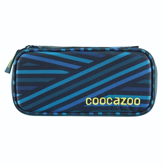 Federmäppchen "PencilDenzel", Zebra Stripe Blue, mit Geodreieckfach