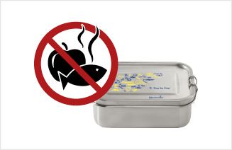 ca BPA und Phthalat frei leicht zu öffnen und zu schließen Butterfly 18 x 13,5 x 6 cm Scooli BUTE9903 Brotzeitdose aus Kunststoff mit Zwei Clips