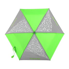 Regenschirm, reflektierende Elemente und leuchtende Neonfarben, Neon Green