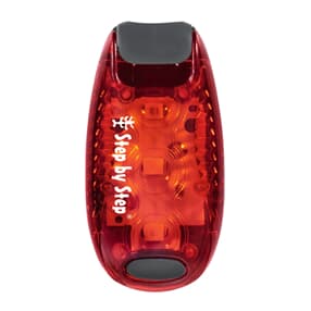 LED-Sicherheitsklemmleuchte, 3 Leucht-Modi, Rot