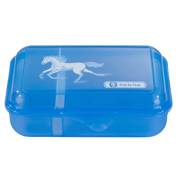 Lunchbox mit Trennwand, "Wild Horse", Blau