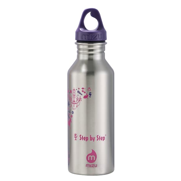 Edelstahl-Trinkflasche, Purple & Rose